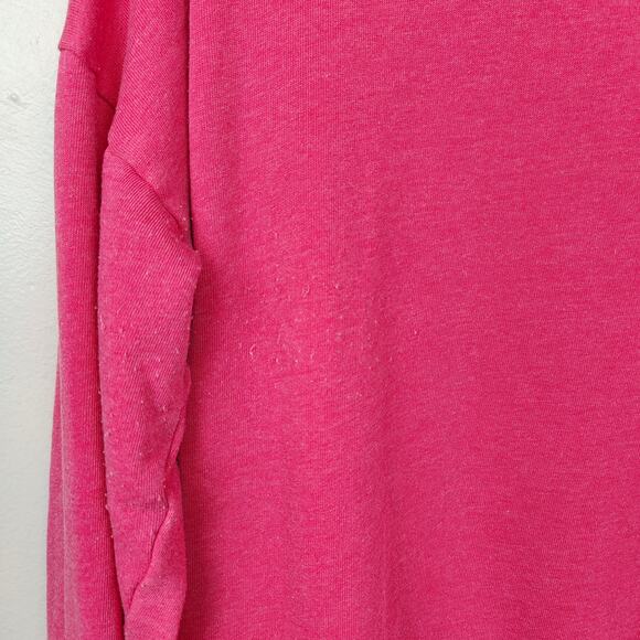 SPRWMN Sweatshirt Womens Small Pink Fleece White Logo‎ Pullover Cozy Lounge - Picture 8 of 8
